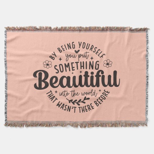 Couverture Be Yourself Something Beautiful Quote-52912 (Devant)