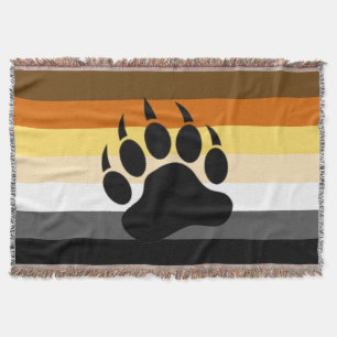 Couverture Bear Paw génial sur le drapeau de la fierté de l'o