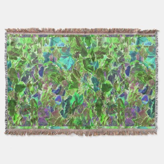 Couverture Beau feuillage Feuille vert Abstrait (Devant)