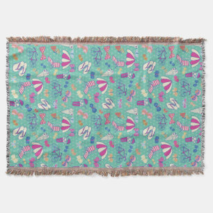Couverture Beau motif avec des éléments d'été
