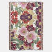 Couverture Beau Motif avec élément floral vert rose (devant Vertical)