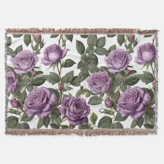 Couverture "Beauté intemporelle : Roses violettes provinciale (Devant)