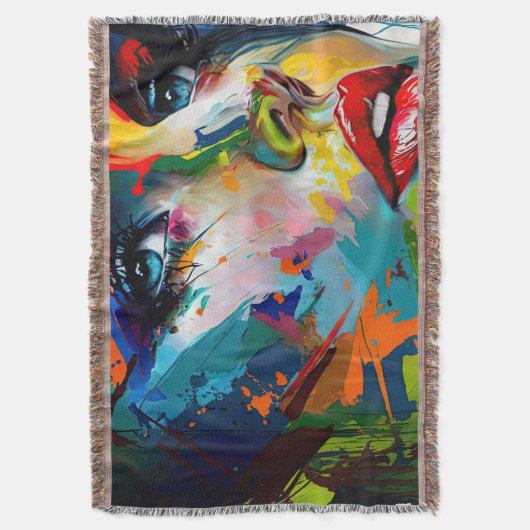 Couverture Beauté Lumineuse Peint Femme Visage élégant (devant Vertical)