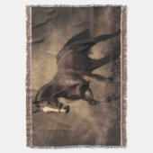 Couverture Beautiful horse throw pillow (devant Vertical)