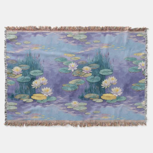 Couverture Beautiful Water Lilies Monet Art (Devant)