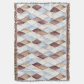 Couverture Beaux Diamants Bleus Crème Beige Marron (devant Vertical)