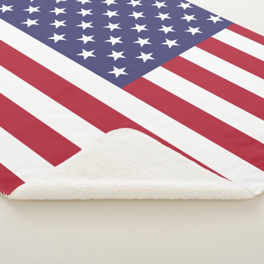 Couverture bébé avec drapeau des États-Unis d'Amér (3/4)