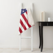 Couverture bébé avec drapeau des États-Unis d'Amér (En situation)