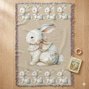 Couverture bébé Charme de Lapin Cottagecore