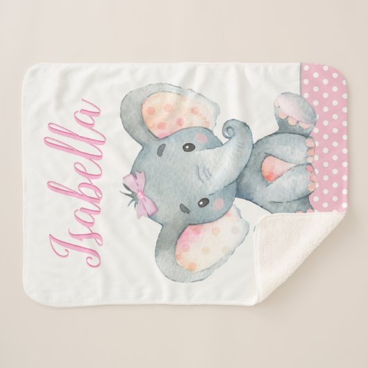Couverture bébé éléphant (Devant (Horizontal))