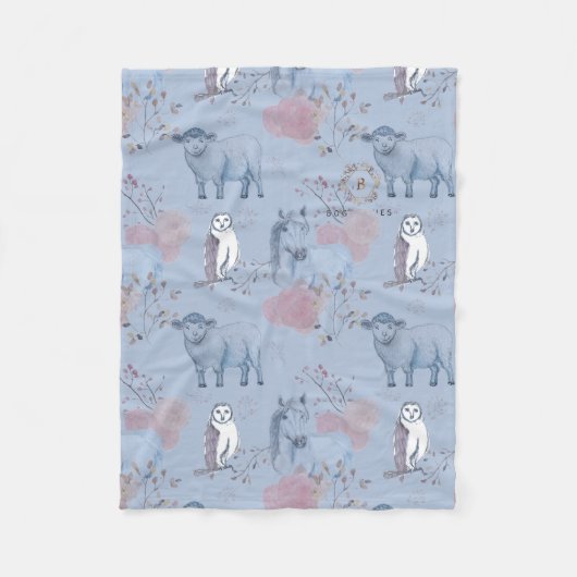 Couverture bébé en bois Art (Devant)