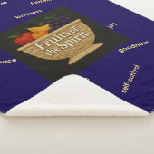 Couverture bébé en laine Sherpa Fruits de l'Esprit (3/4)
