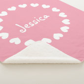 Couverture bébé en molleton sherpa personnalisée a (3/4)