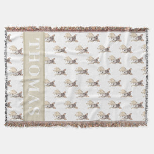 Couverture bébé Frenchie (Tricolore Fauve Bleu)