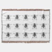 Couverture Bee Worker Honey Black Bumblebee (Devant)
