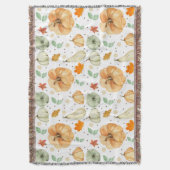 Couverture Belle Automne Citrouille Feuilles Thanksgiving (devant Vertical)