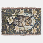 Couverture Belle Chouette Et Fleurs De Jasmin (Devant)