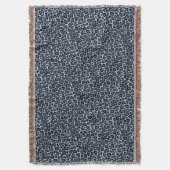 Couverture Belle copie bleue de peau d'animal de léopard (devant Vertical)