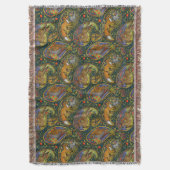 Couverture Belle forêt Créatures Peinture Throw (devant Vertical)