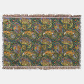 Couverture Belle forêt Créatures Peinture Throw (Devant)