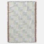 Couverture Belle patchwork vert doux (devant Vertical)