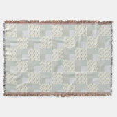 Couverture Belle patchwork vert doux (Devant)