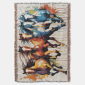 Couverture Belle peinture de chevaux (devant Vertical)