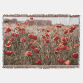 Couverture belles fleurs de coquelicot (Devant)