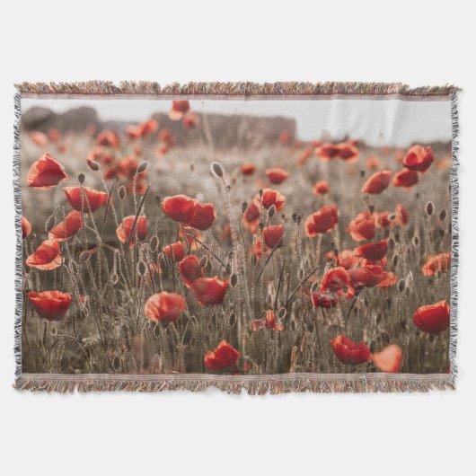 Couverture belles fleurs de coquelicot (Devant)