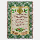 Couverture Bénédiction de Noël irlandaise avec St Patrick Tar (devant Vertical)
