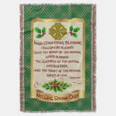 Couverture Bénédiction de Noël irlandaise avec Tartan nationa (devant Vertical)