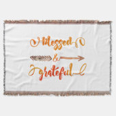 Couverture béni et reconnaissant l'action de grâce (Devant)