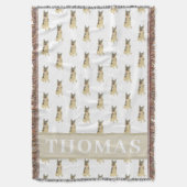 Couverture Berger Allemand Personnalisé (devant Vertical)