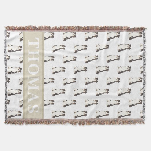 Couverture Berger Australien personnalisé (Devant)