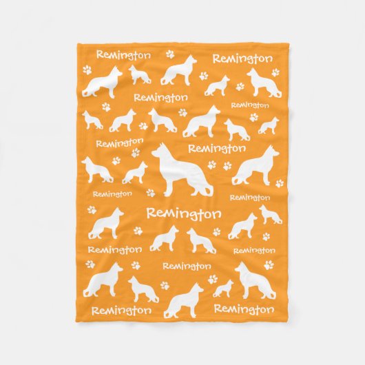 Couverture bergère allemande | Cadeau Loyal et Amo (Devant)