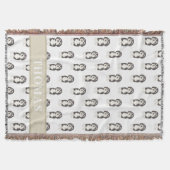 Couverture Bernedoodle personnalisé (Devant)