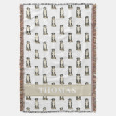 Couverture Bernese Mountain Dog personnalisé  (devant Vertical)