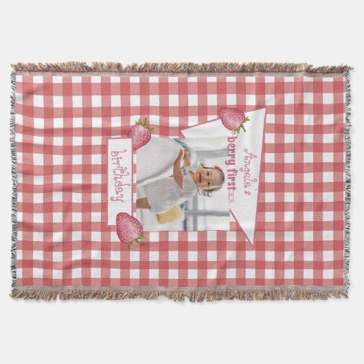 Couverture Berry fraise Premier anniversaire (Devant)
