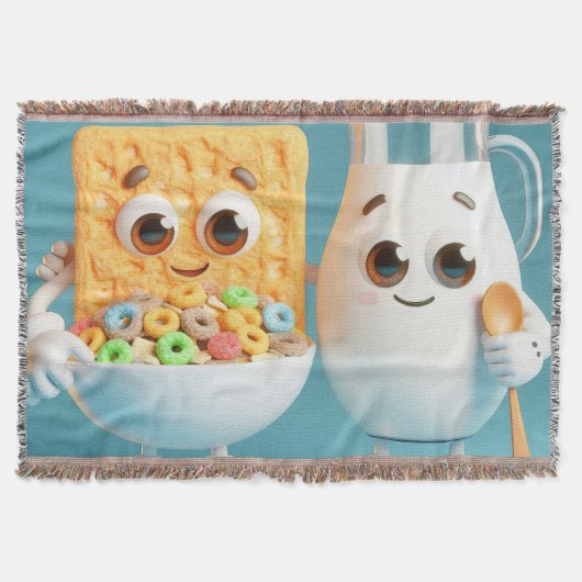 Couverture Best friends - milk and cereals 3d illustration (Devant)