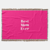 Best Mom Ever rose chaud fuchsia moderne chic élég