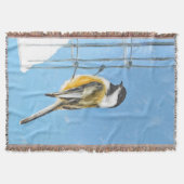 Couverture Bickadee sur la peinture d'alimentation - Oiseaux  (Devant)