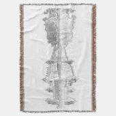 Couverture Biélorussie Mir Château Ville Voyage Lancer la cou (devant Vertical)