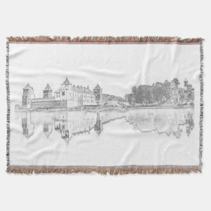 Couverture Biélorussie Mir Château Ville Voyage Lancer la cou
