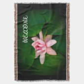 Couverture Bienvenue, Fleur Lotus Rose (devant Vertical)
