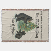 Couverture Big Brother Little Brother Bear Custom Christmas (Devant)