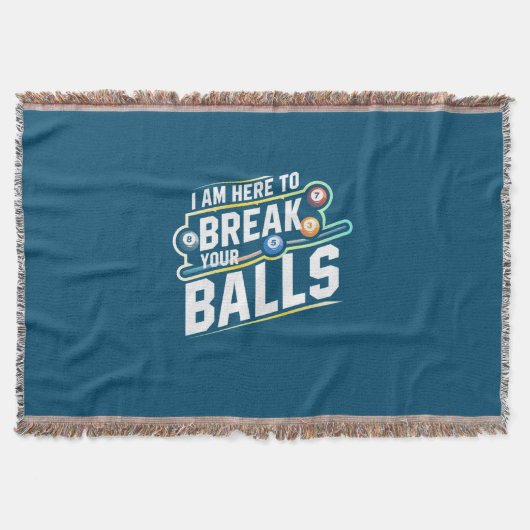 Couverture Billard Snooker Est Là Pour Briser Vos Ballons (Devant)