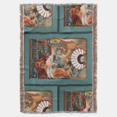 Couverture Biscuits Lefevre-Utile Alphonse Mucha Tachetés Frm (devant Vertical)