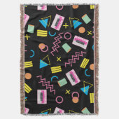 Couverture Black Colorful Eighties 80's Retro Motif (devant Vertical)