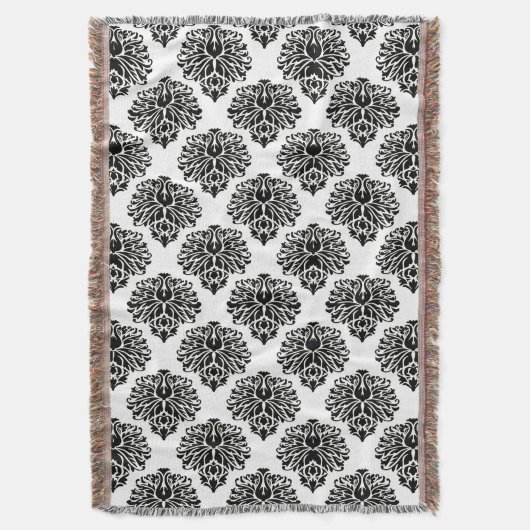 Couverture Black Elegant Damask (devant Vertical)