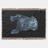 Couverture Black Lab Blue Dog Art Lancer Couvertur (Devant)